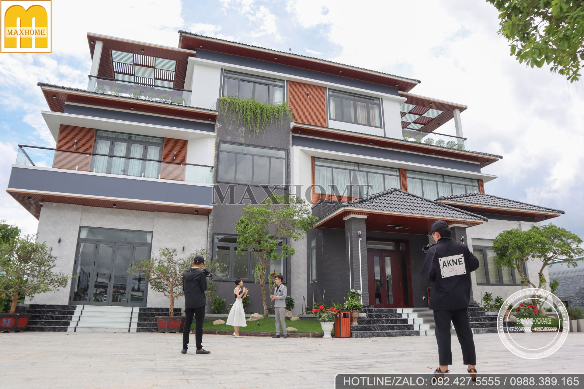 maxhome thi cong va ban giao sieu biet thu hien dai 3