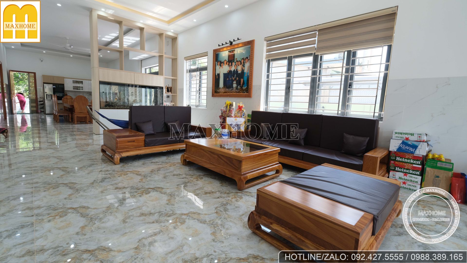 thuc te cong trinh nha vuon tam dac nhat cua maxhome tai binh phuoc 19