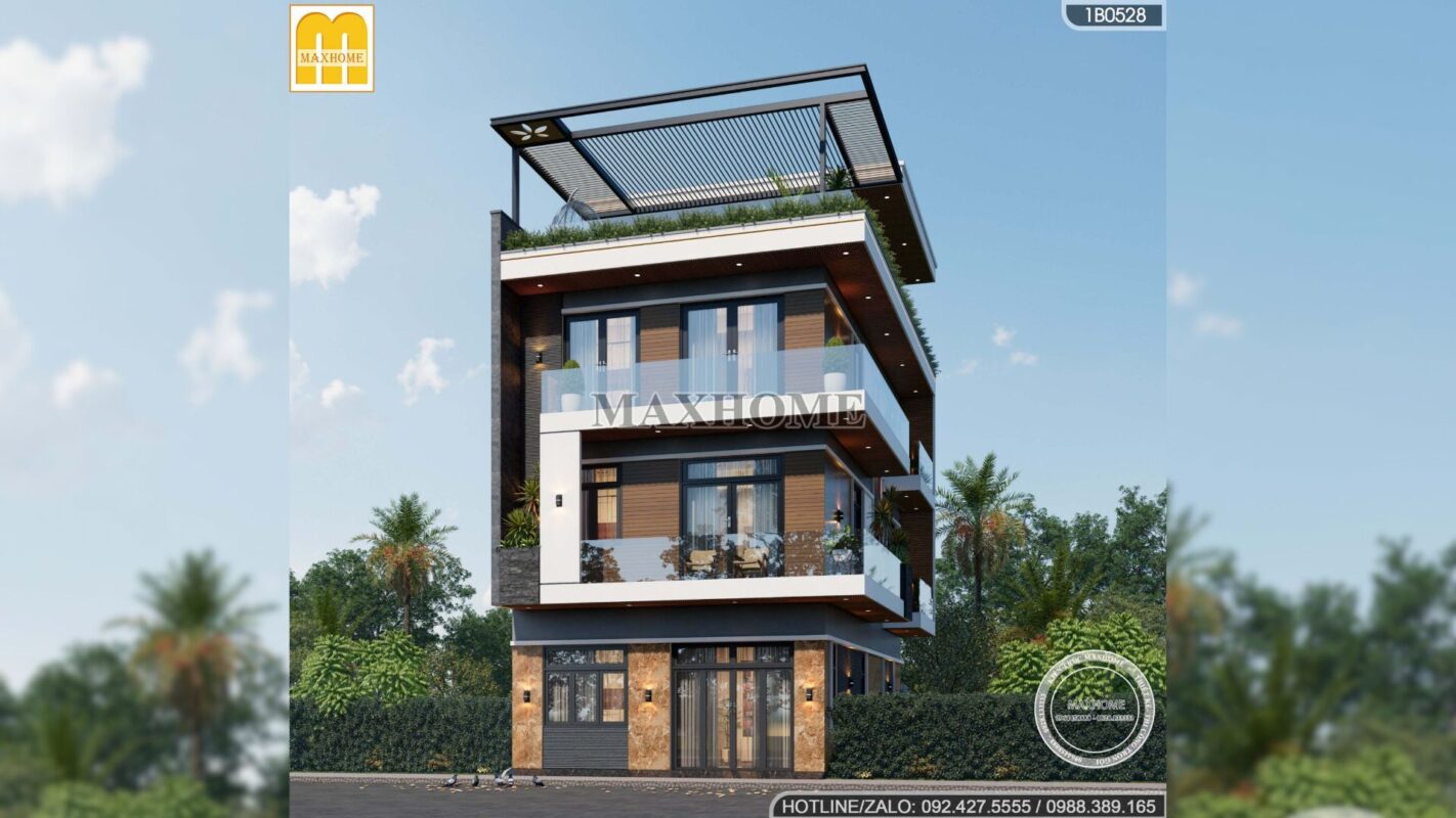 qua-an-tuong-voi-mau-nha-hien-dai-4-tang-dep-cuon-hut-o-thanh-tri-1