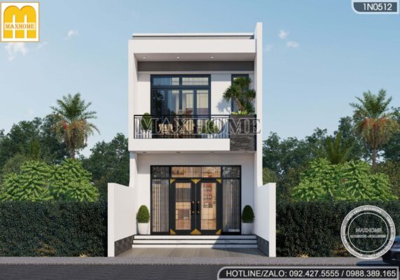 an tuong voi mau nha ong 2 tang mat tien 5m don gian 11