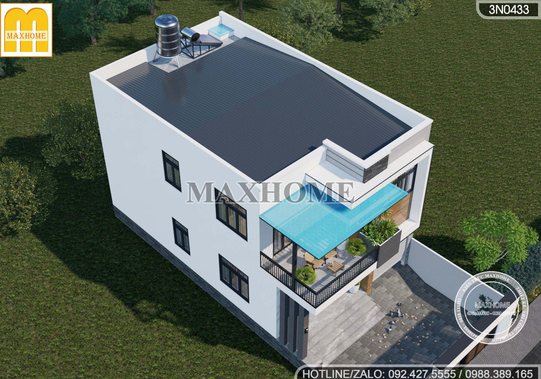 ban ban ve nha 2 tang hien dai mat tien 8m co gara xe tien nghi 20