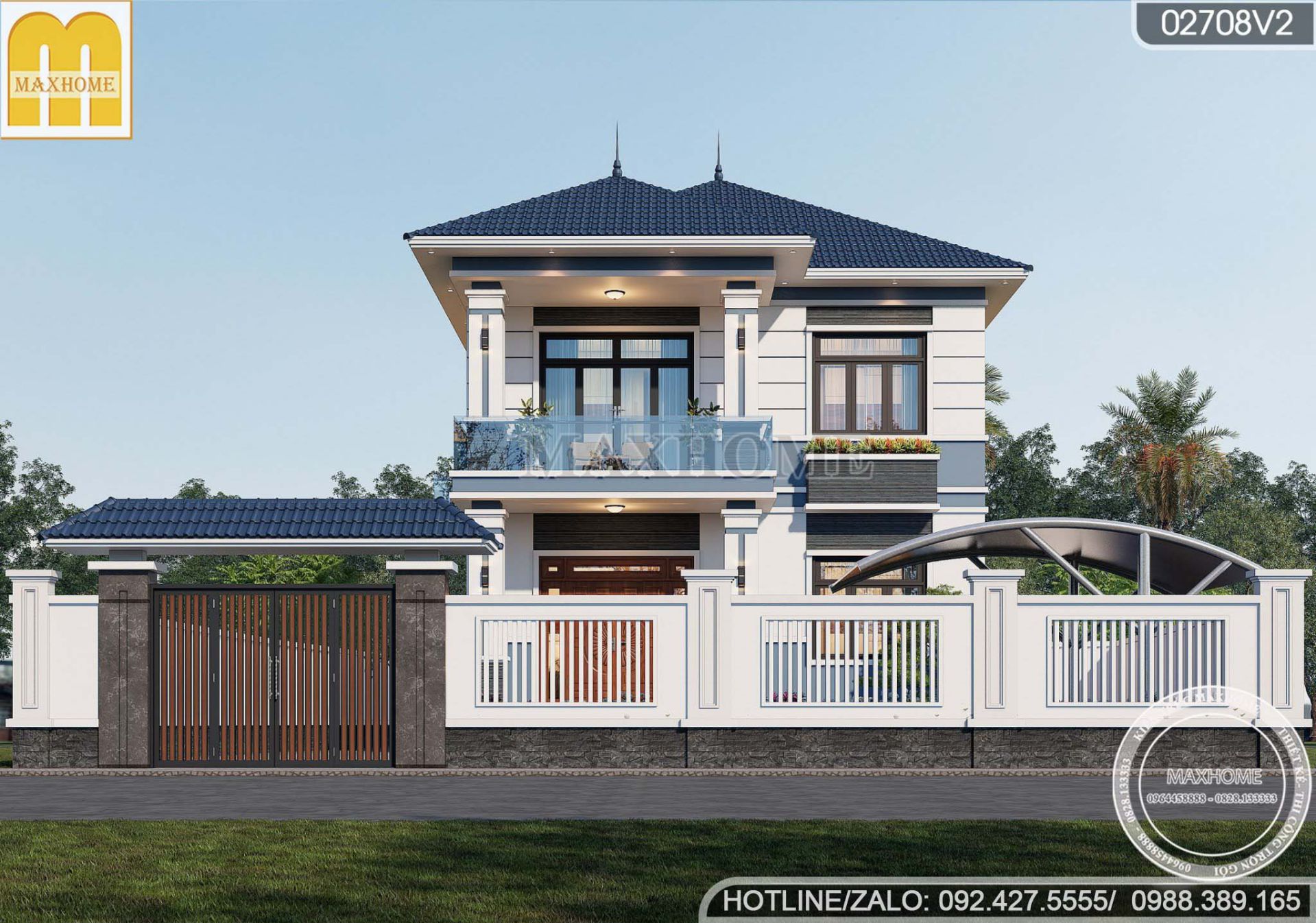 ban ve nha 2 tang mai nhat co san vuon cuc rong 7