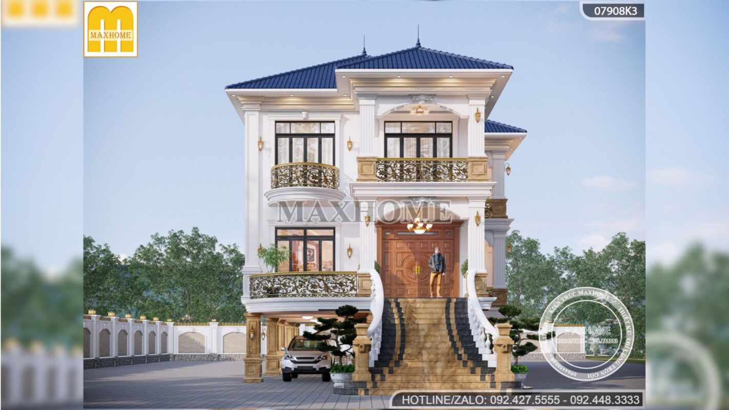 biet thu 2 tang mai nhat tan co dien dep sang trong dang cap mh03362 8