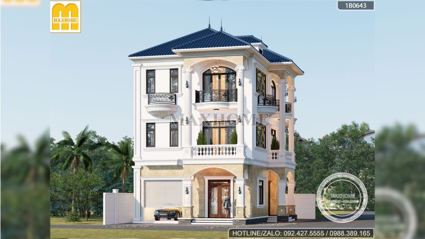 biet thu 3 tang mai nhat tan co dien sieu dep co dien tich khung tai hung yen mh03257 12