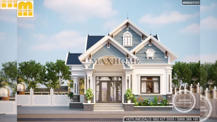 chiem nguong mau nha cap 4 mai thai tan co dien vo cung doc dao tai binh phuoc 9