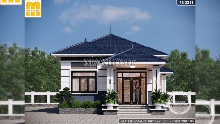 dang cap mau nha 1 tang mai nhat voi cong nang 3 phong ngu 6