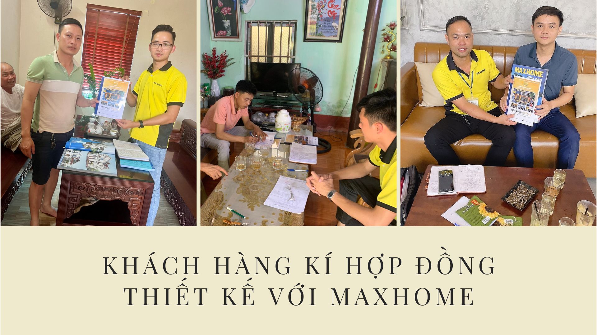 khach hang ki hop dong thiet ke voi maxhome 4