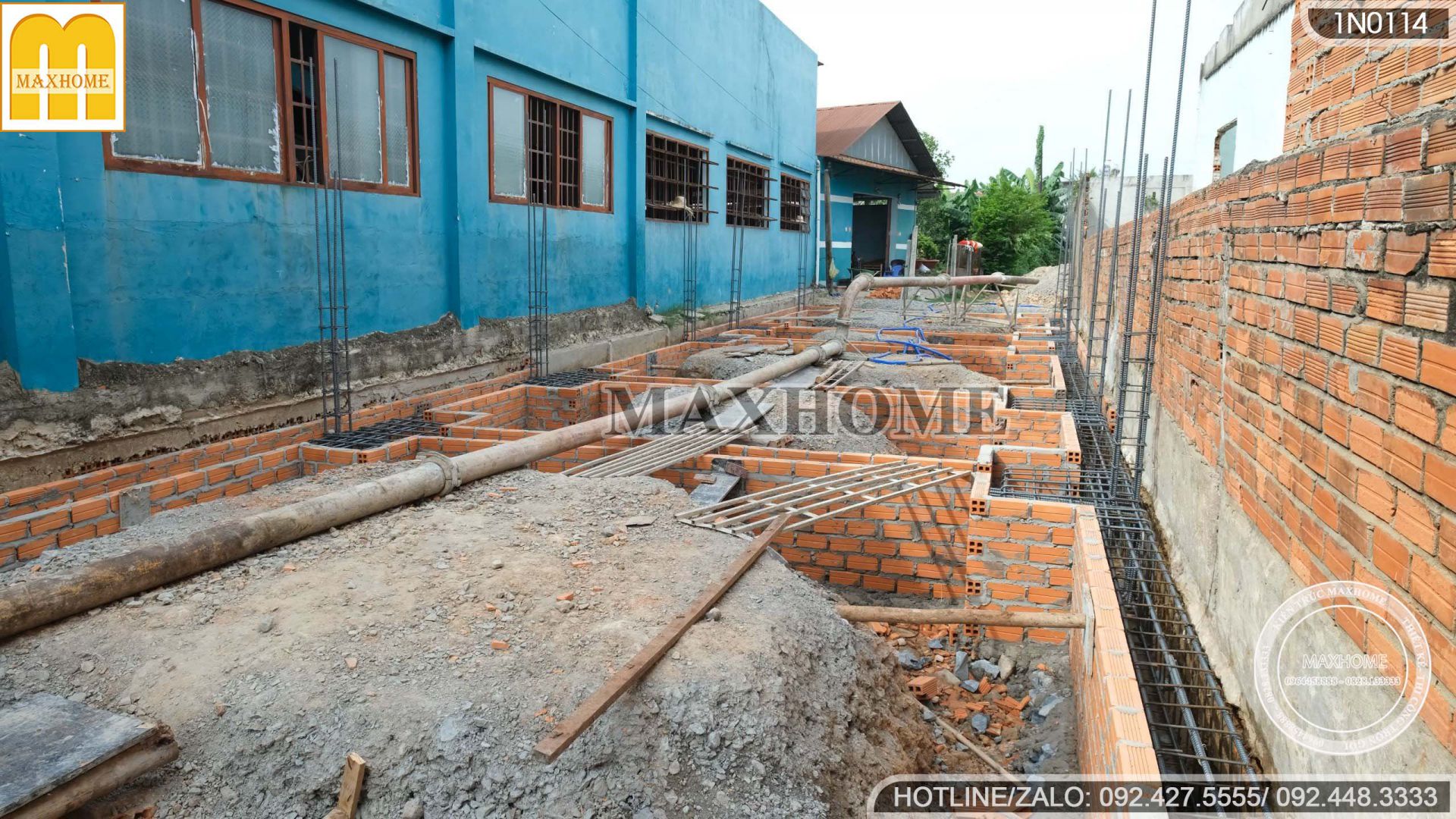 kiem tra nghiem thu phan mong truoc khi do be tong cuc chuan voi tay nghe maxhome 1