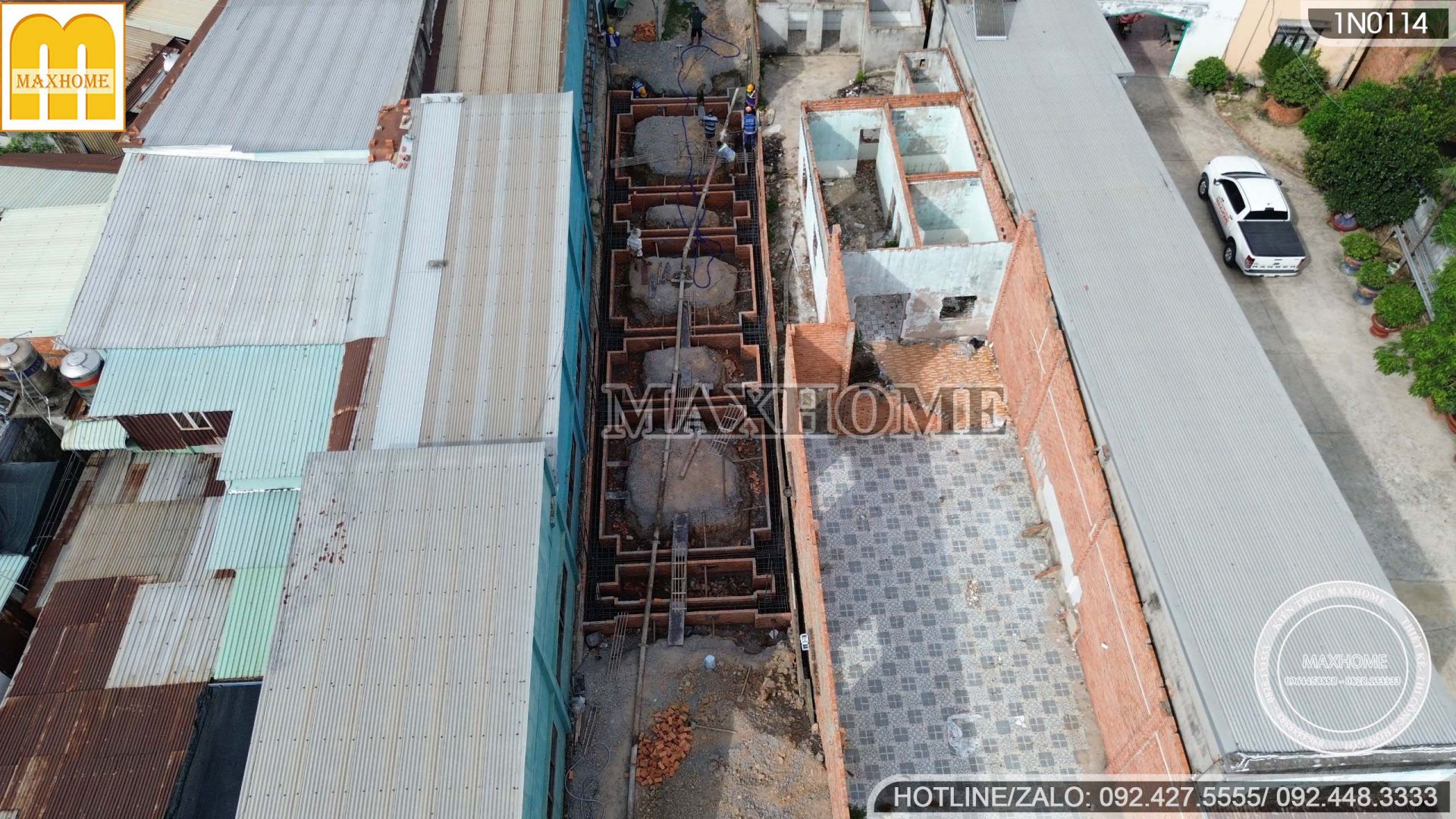 kiem tra nghiem thu phan mong truoc khi do be tong cuc chuan voi tay nghe maxhome 6