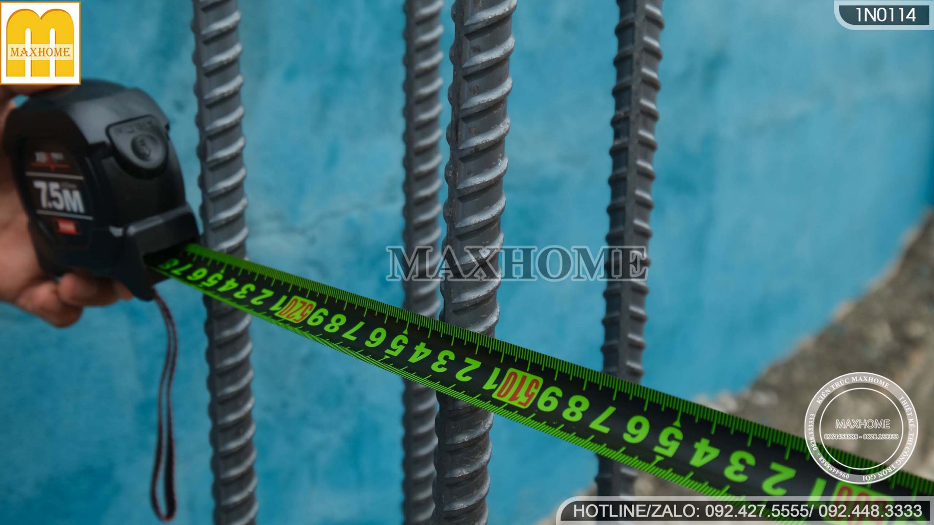 kiem tra nghiem thu phan mong truoc khi do be tong cuc chuan voi tay nghe maxhome 8