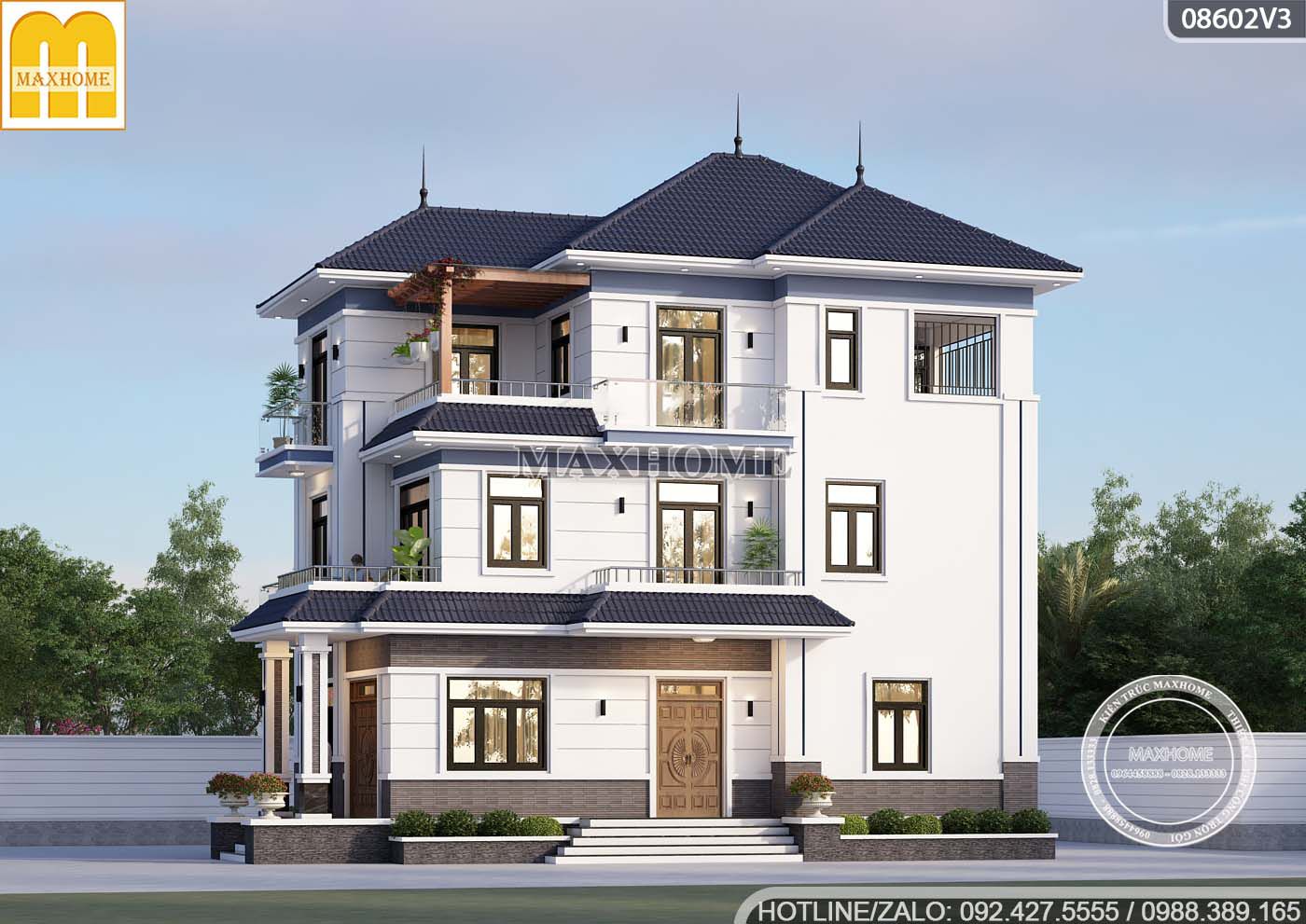 kien truc nha 3 tang sang trong 7