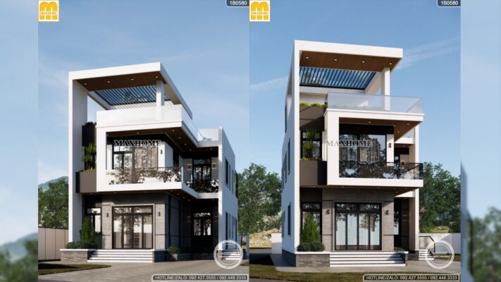 mau nha 2 tang 1 tum hien dai dep cuon hut tai thai nguyen 12