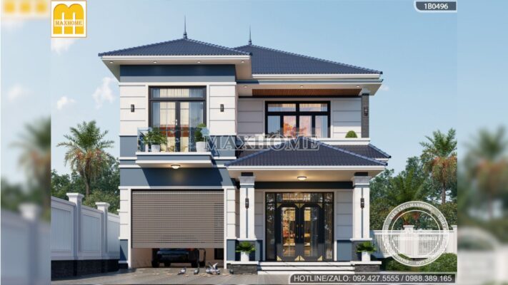 mau nha 2 tang mai nhat dep hien dai co gara sieu chat tai tuyen quang mh03361 7