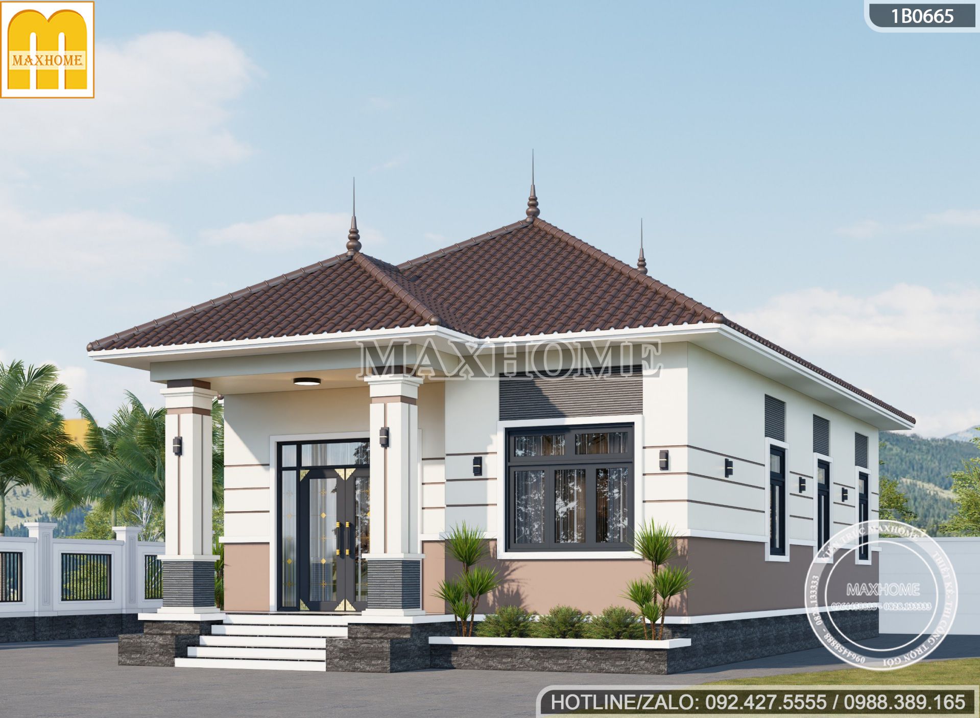 mau nha cap 4 mai nhat 150m2 4 phong ngu sieu dep tien nghi gia re mh03360 2