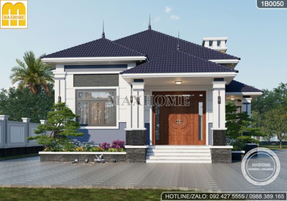 mau nha cap 4 mai nhat 3 phong ngu sieu dep o nong thon