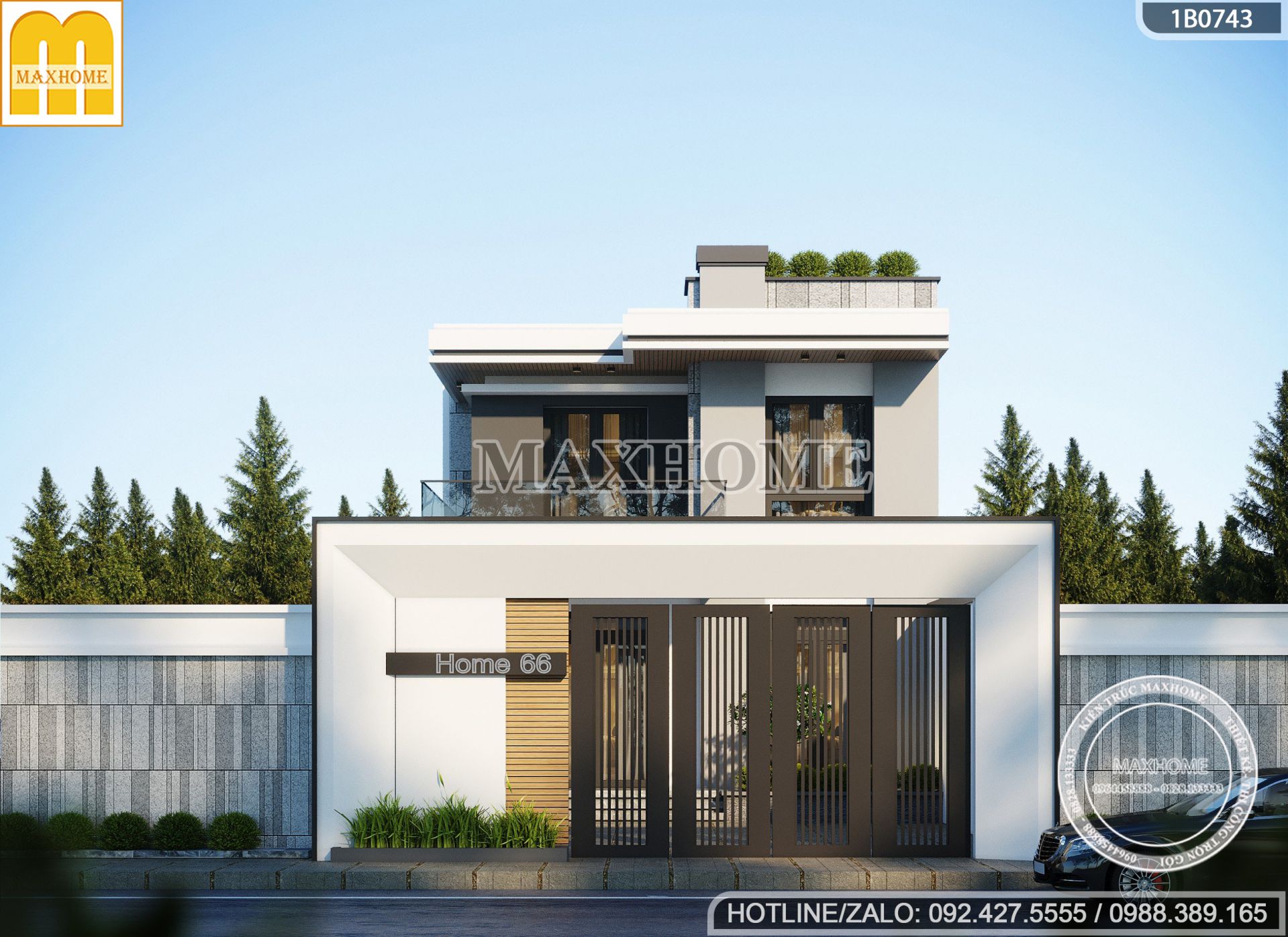mau nha pho 2 tang 7x11m 3 phong ngu dep hien dai toi uu cong nang mh03410 1
