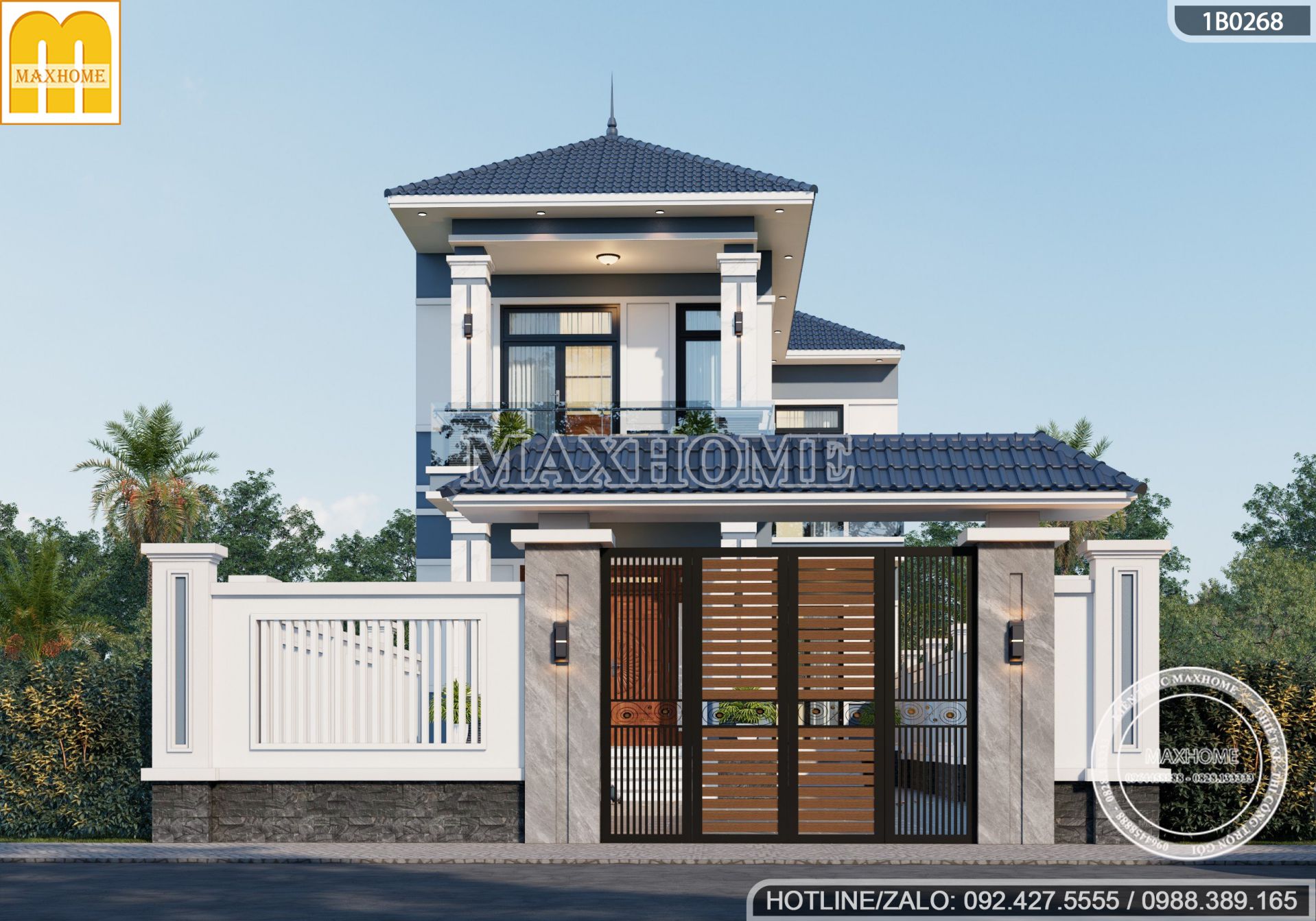 mau nha pho 2 tang mai nhat 190m2 4 phong ngu sieu dep tien nghi gia re mh03393 4