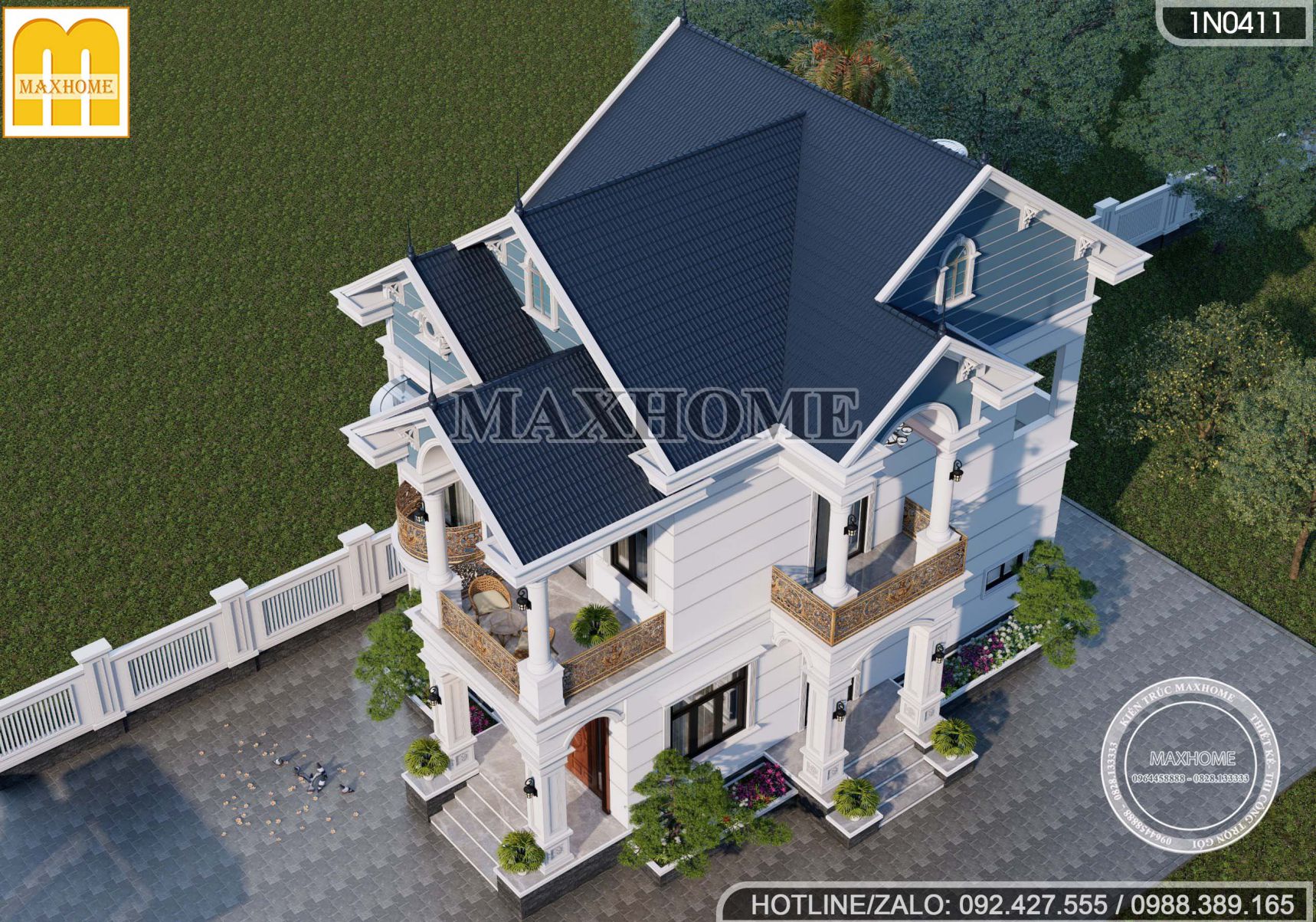 net sang trong cua nha 2 tang mai thai tan co dien dep gia re nhat thi truong 10