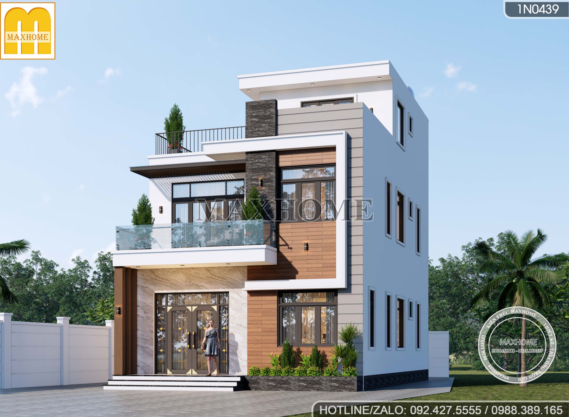 nha hien dai 2 tang 1 tum 9x15 duọc yeu thich nhat hien nay 10