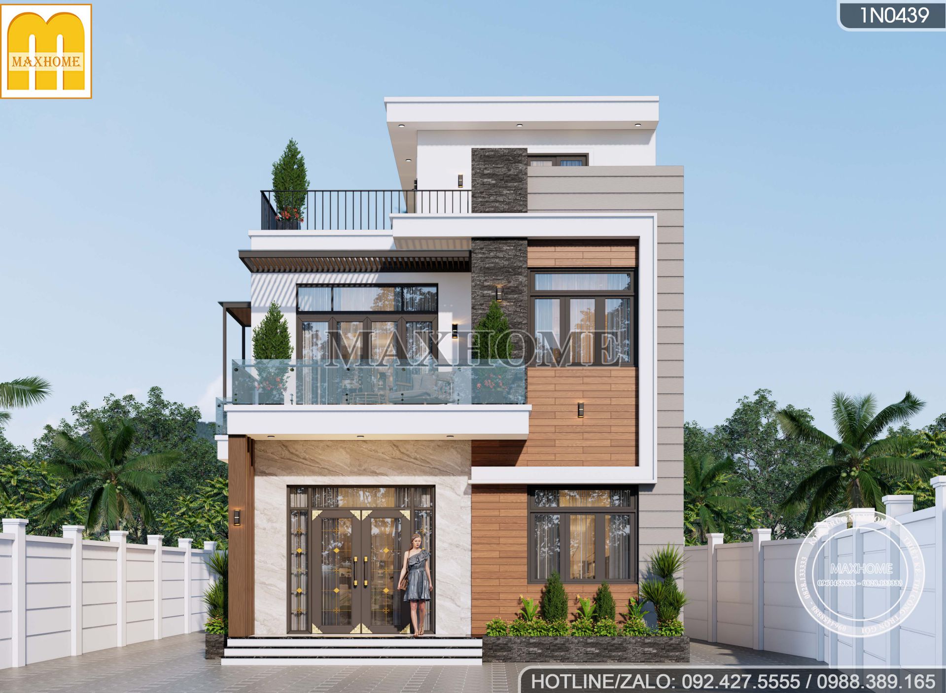 nha hien dai 2 tang 1 tum 9x15 duọc yeu thich nhat hien nay 8