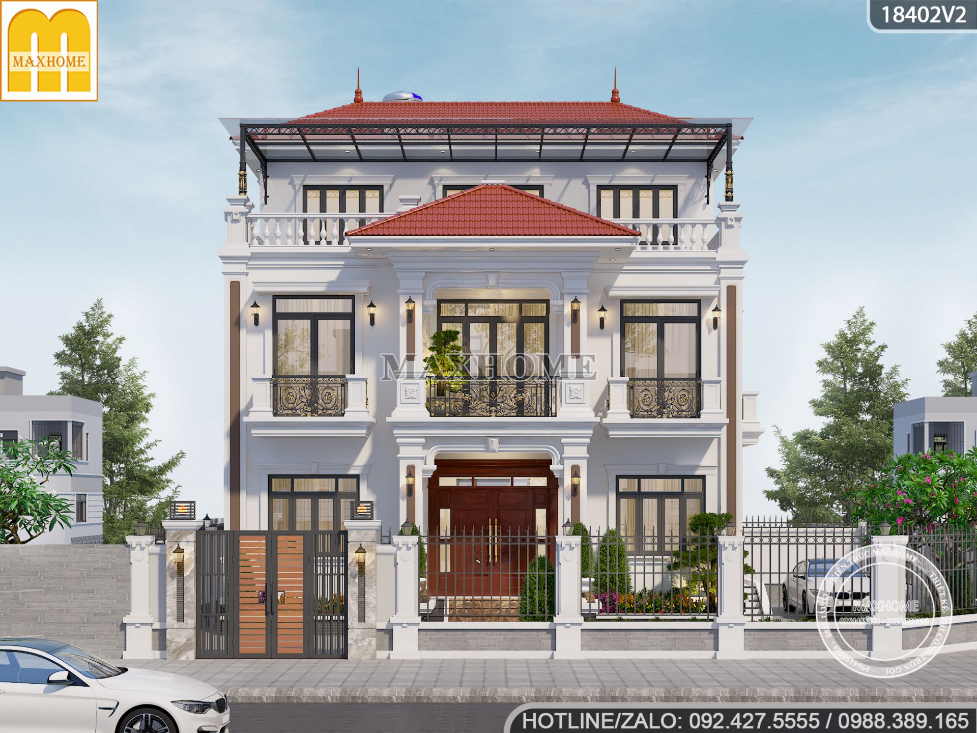 nha mai nhat tan co dien 253m2 o quang ninh 8