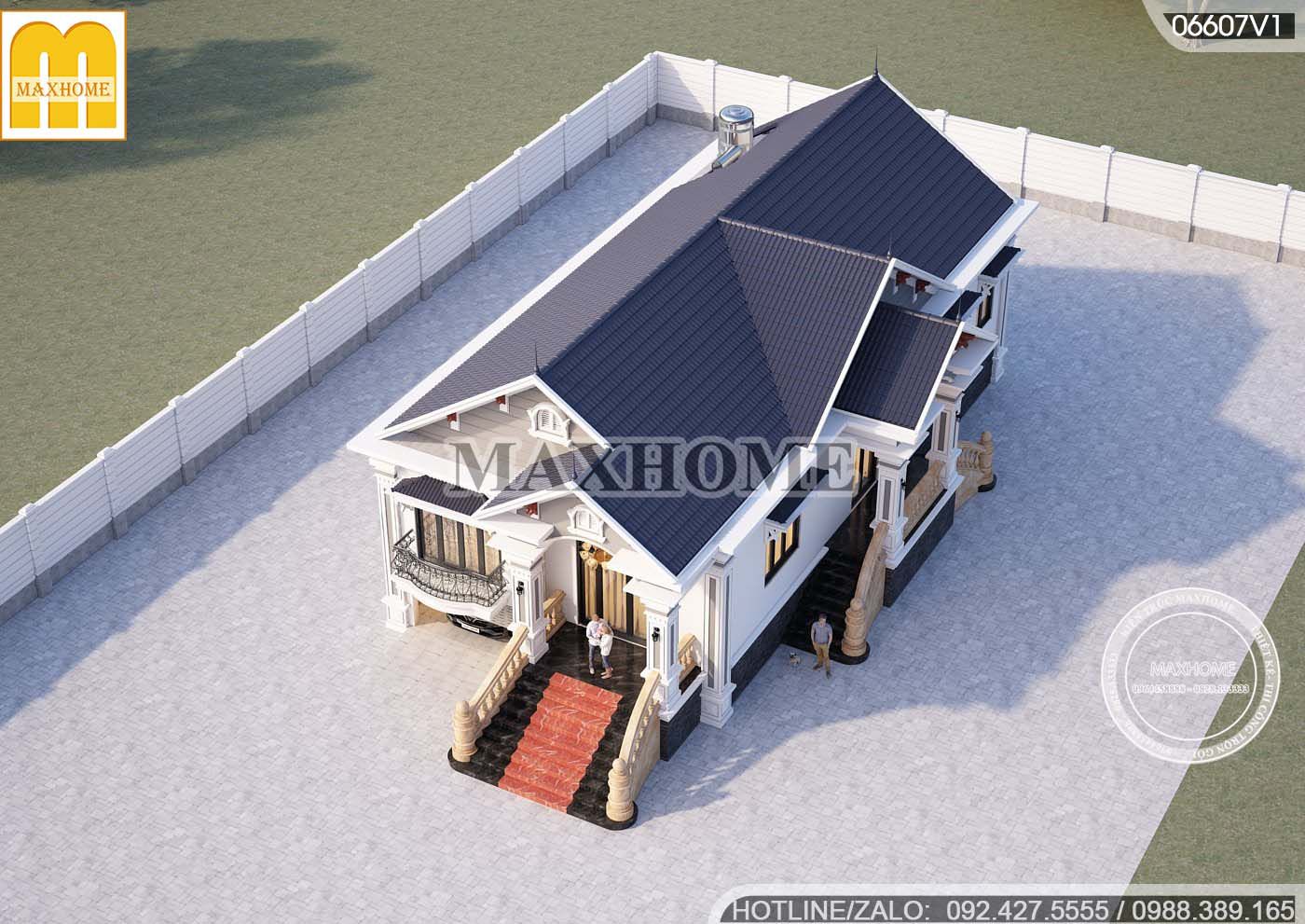 nha vuon mai thai gac lung co gara 170m2 3