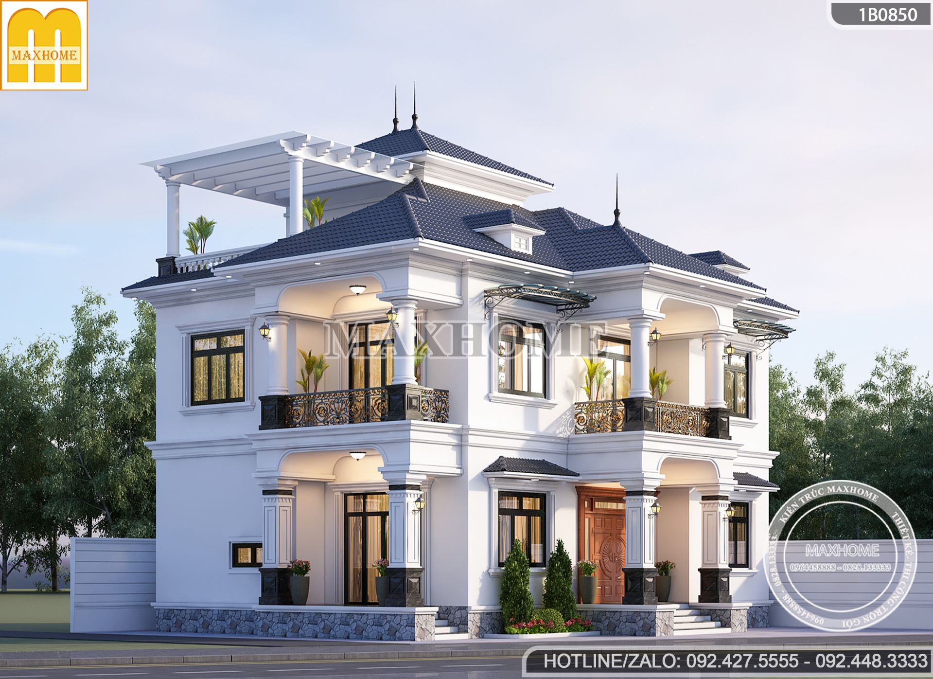 sieu pham biet thu mai nhat tan co dien dep thu hut trieu anh nhin mh03402 2