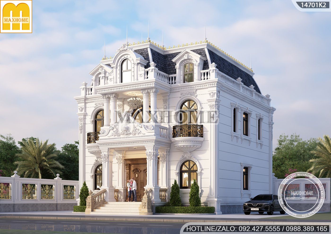 sieu pham biet thu tan co dien mai mansard dep hoanh trang tai hai duong mh02132 6
