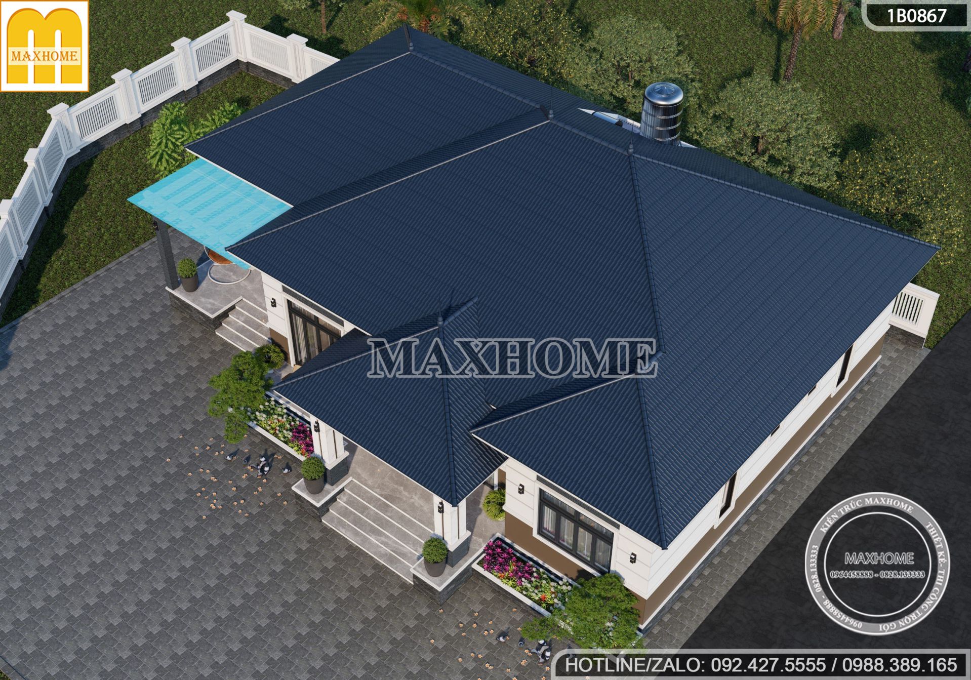 thiet ke biet thu vuon mai nhat 1 tang dep hien dai sieu cong nang mh03311 5