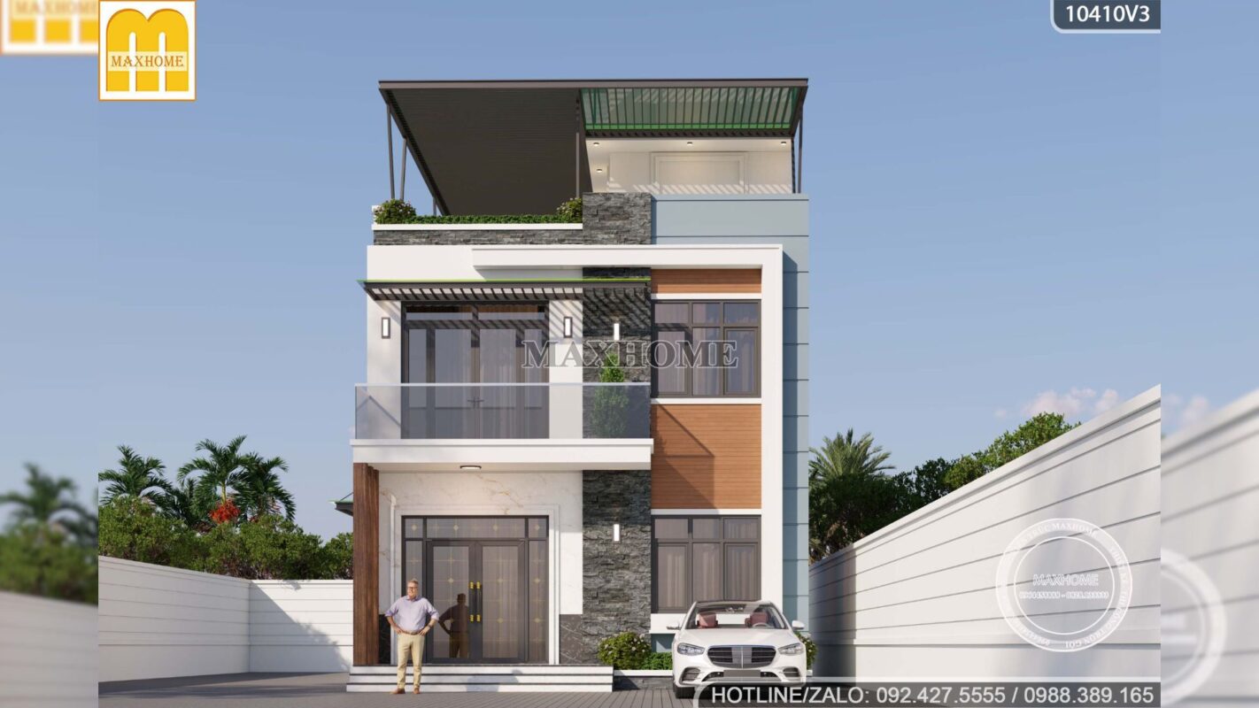 thiet ke nha mai bang hien dai tuyet dep 1