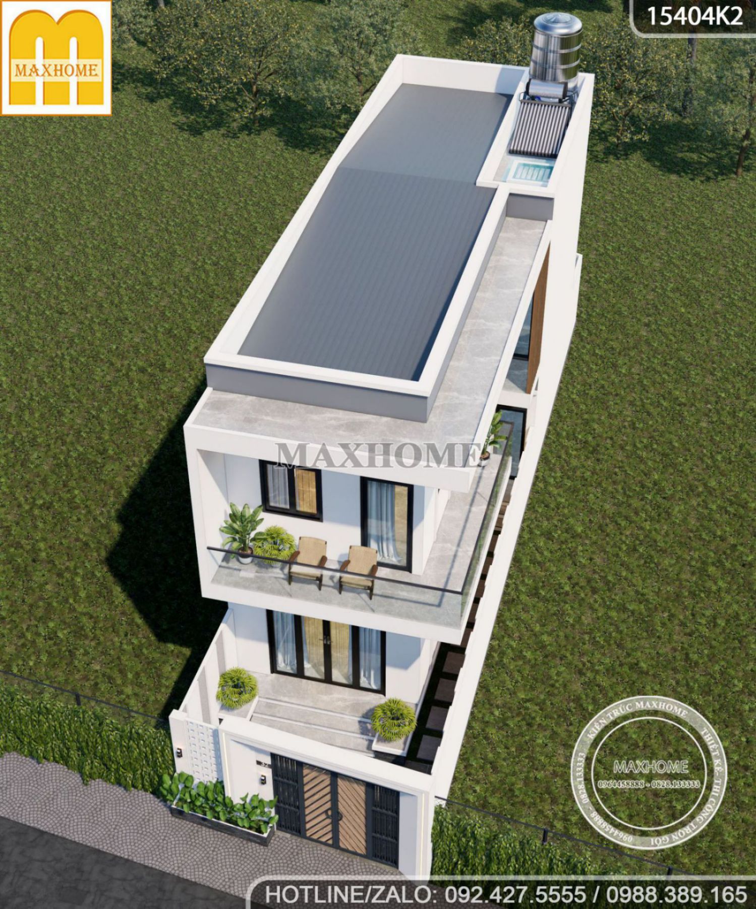thiet ke nha pho 2 tang 5x15m 13