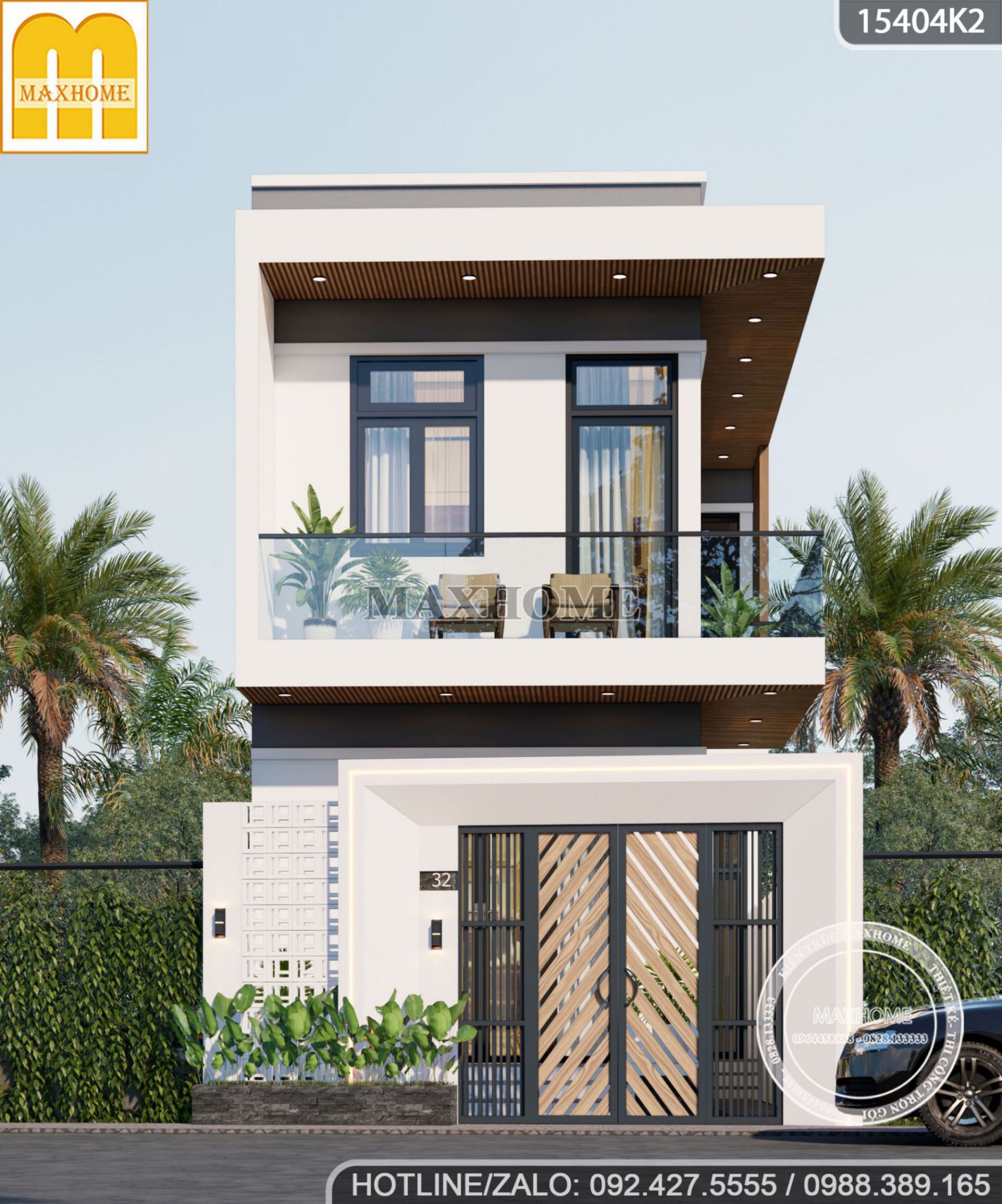 thiet ke nha pho 2 tang 5x15m 7