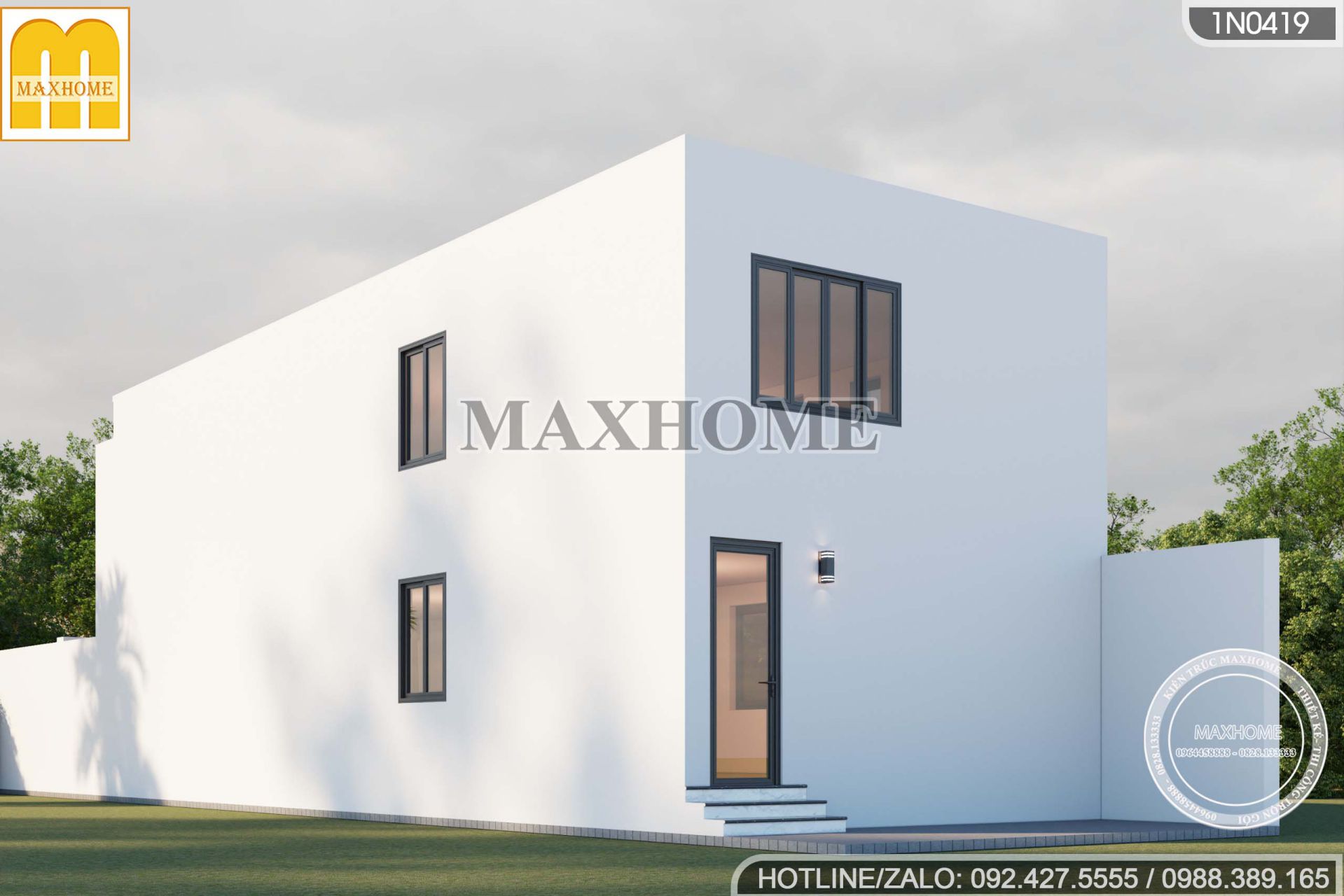 thiet ke nha pho 6x17m tien nghi tai hau giang 20