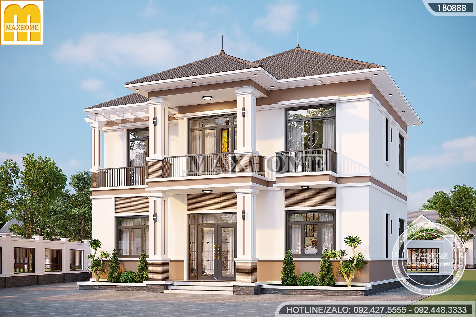 biet thu 2 tang mai nhat 5 phong ngu sieu sang trong gia lai re bat ngo mh03537 2