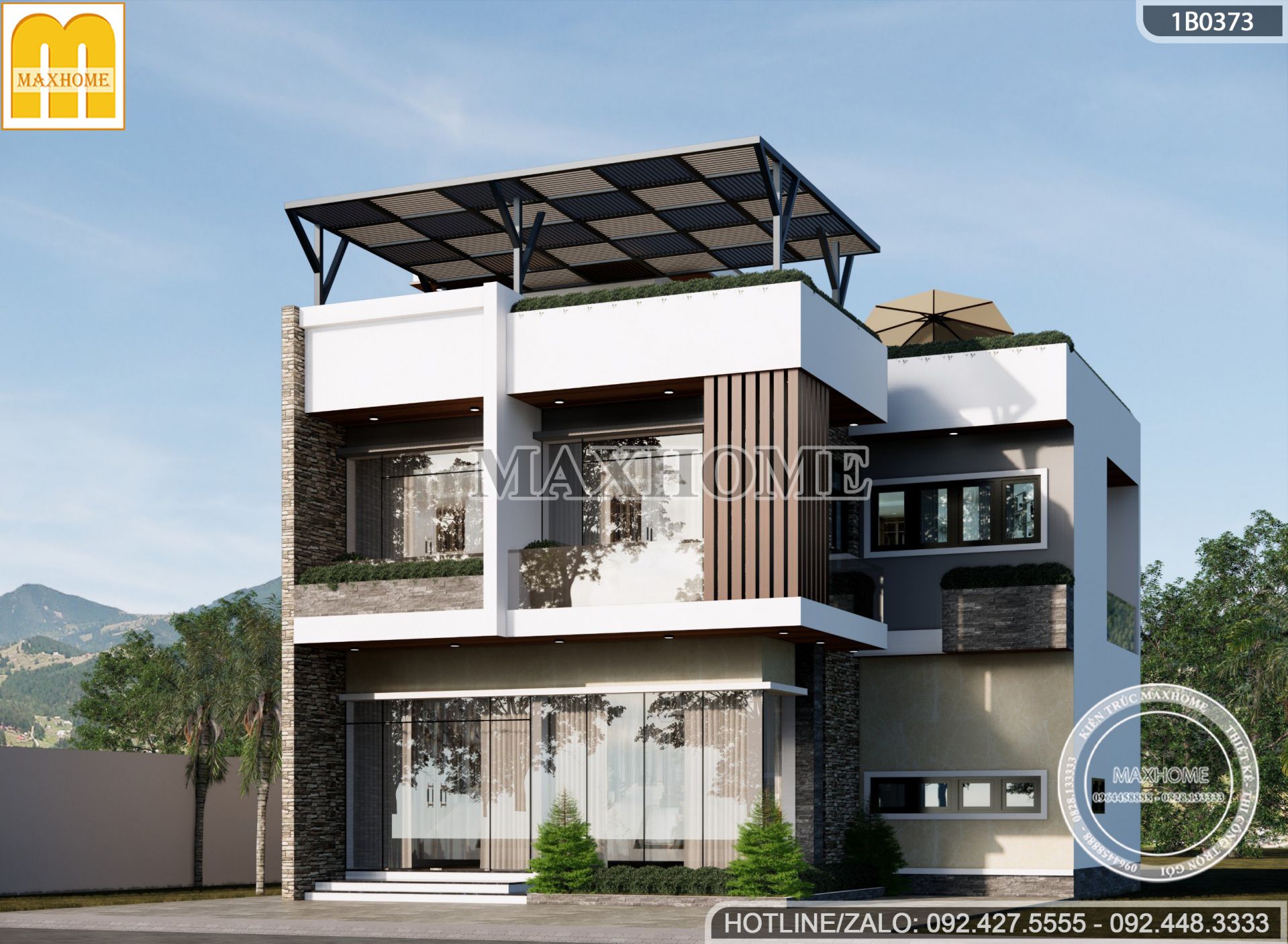 biet thu hien dai 2 tang 1 tum dep sang trong sieu cong nang tai hung yen mh03197 6