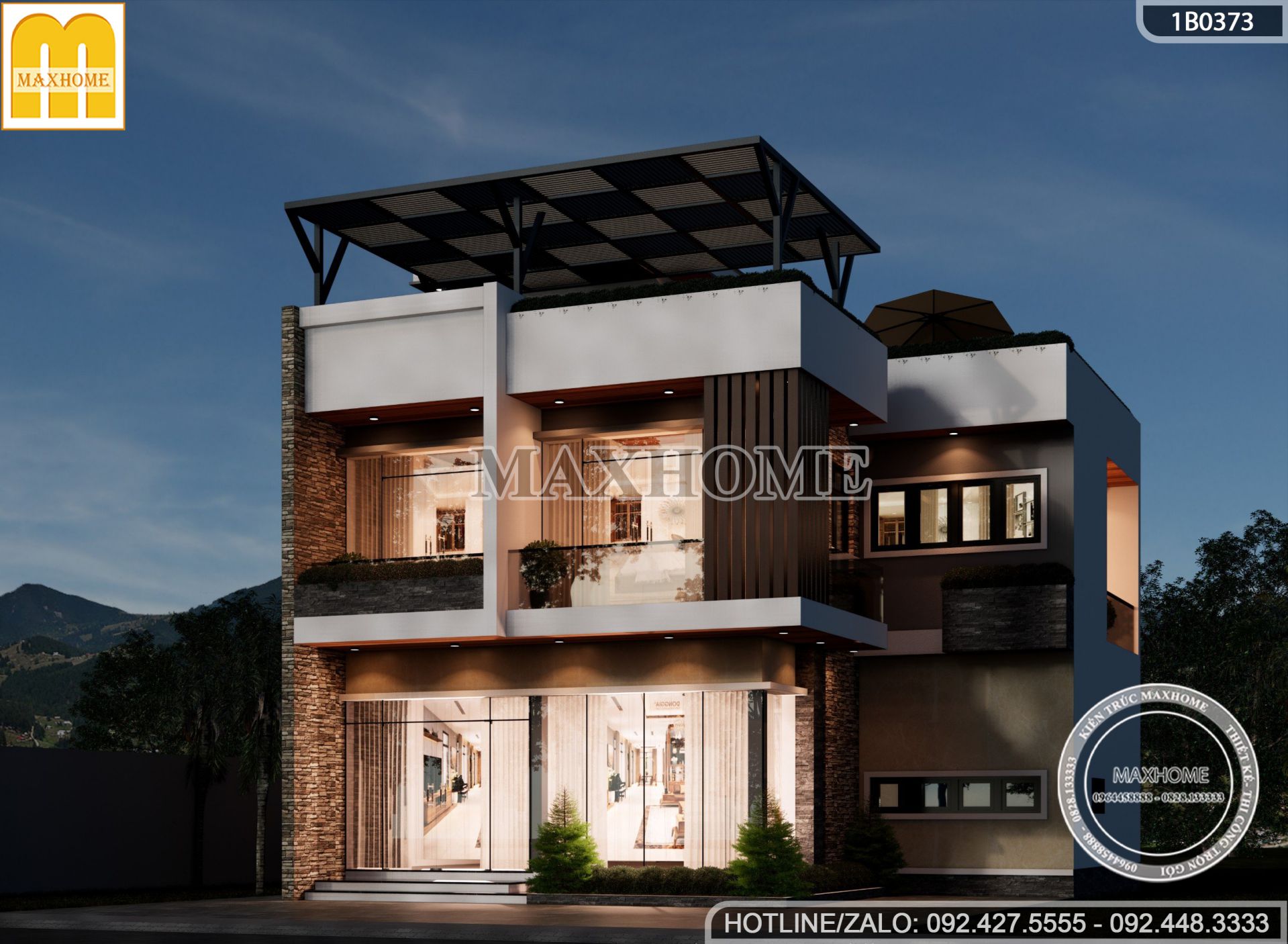 biet thu hien dai 2 tang 1 tum dep sang trong sieu cong nang tai hung yen mh03197 7