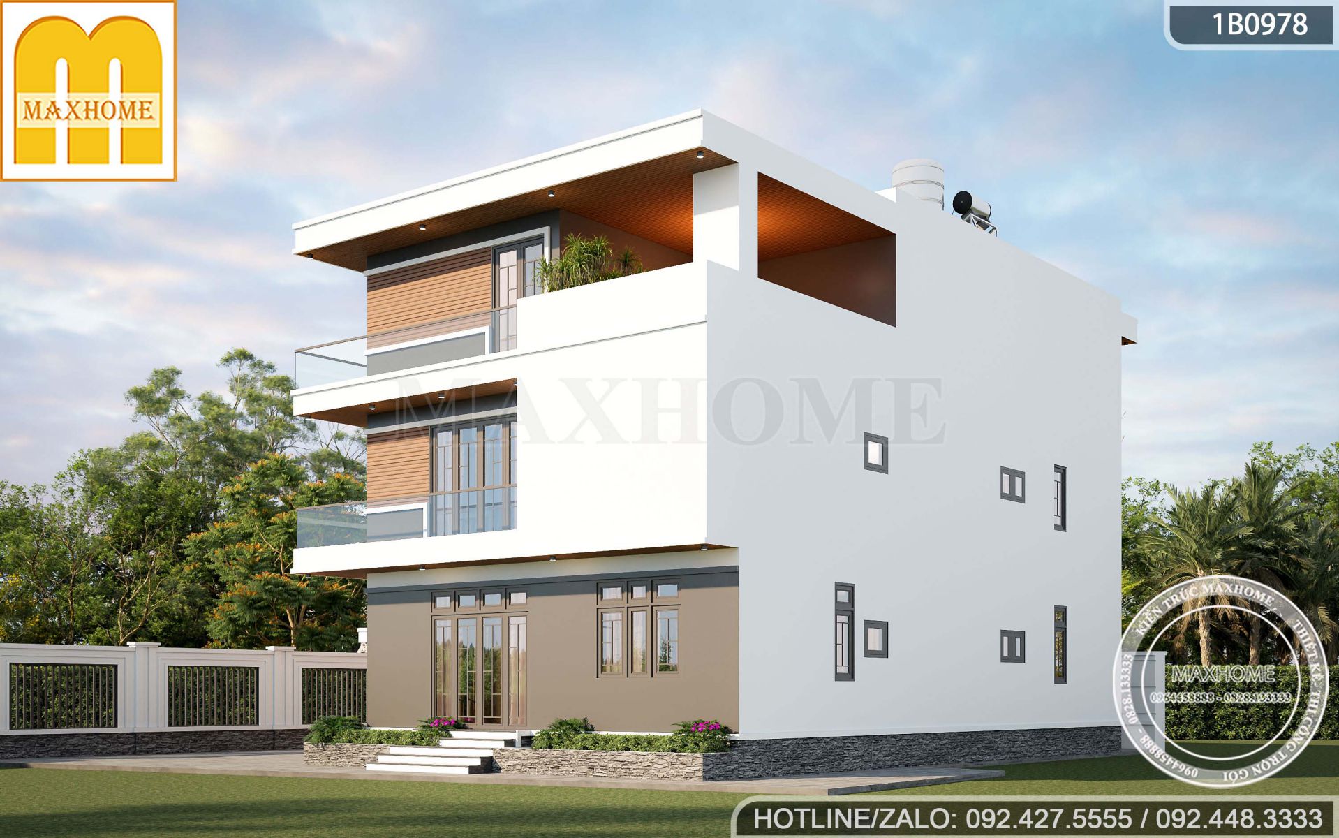 biet thu hien dai co dien tich len den 300m2 thoa man khong gian hoan hao 4