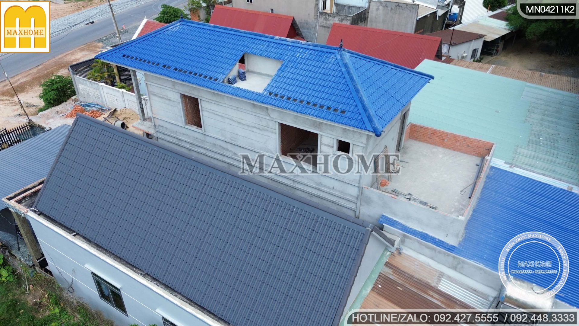 cong trinh nha 2 tang mai nhat doc dao do maxhome truc tiep thiet ke va thi cong 1