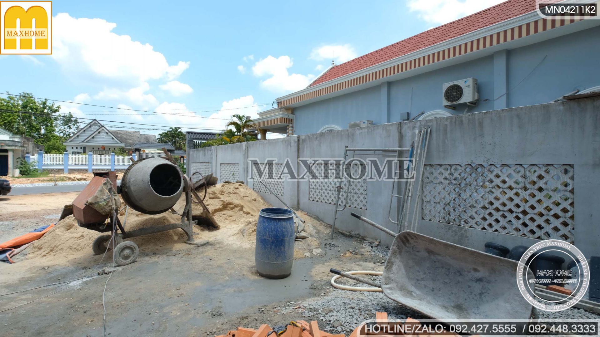 cong trinh nha 2 tang mai nhat doc dao do maxhome truc tiep thiet ke va thi cong 10