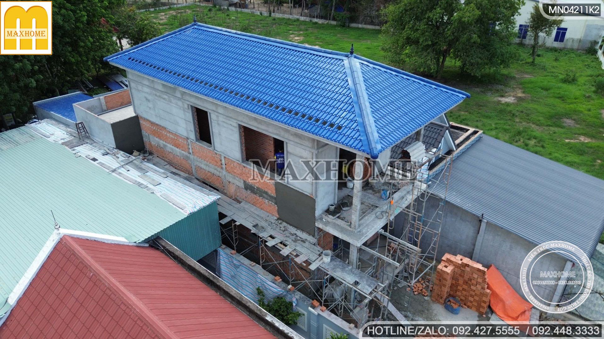 cong trinh nha 2 tang mai nhat doc dao do maxhome truc tiep thiet ke va thi cong 3
