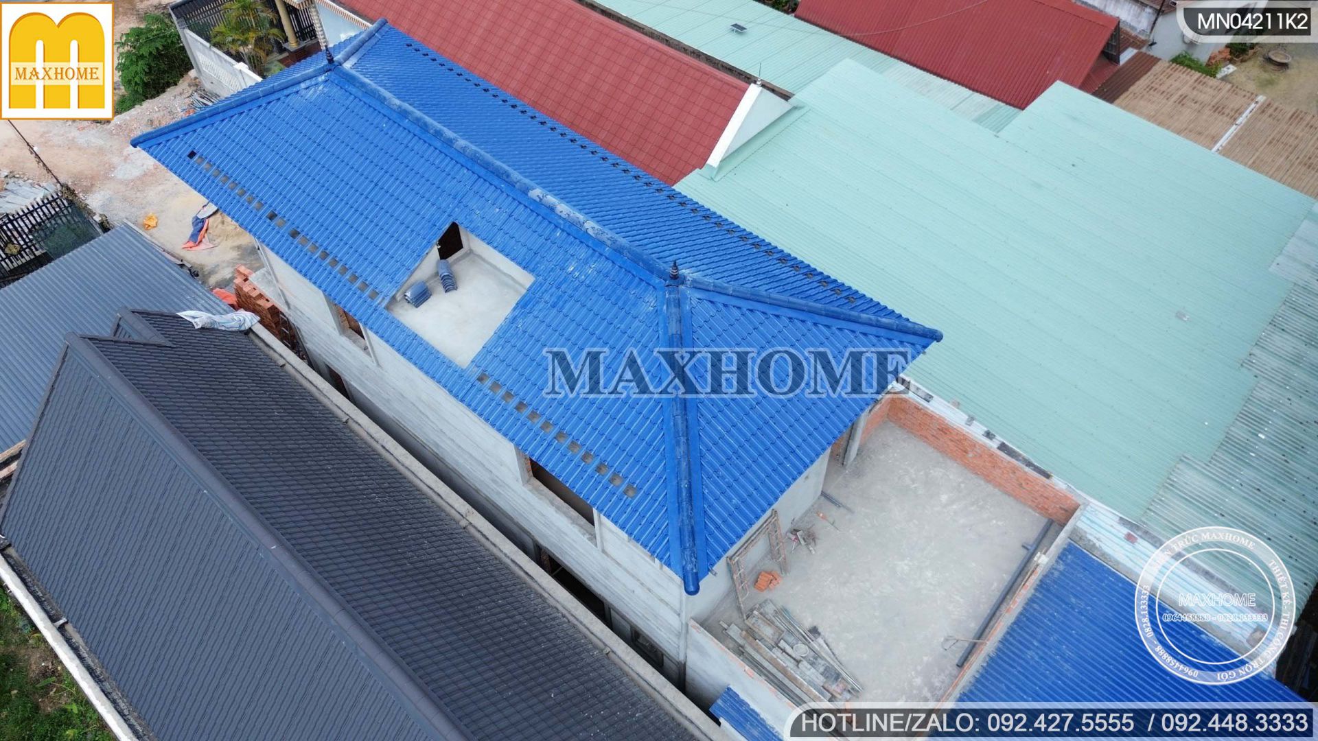 cong trinh nha 2 tang mai nhat doc dao do maxhome truc tiep thiet ke va thi cong 7