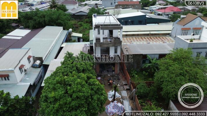 cung maxhome kiem tra tien do cong trinh nha pho 3 tang tai dong nai 1