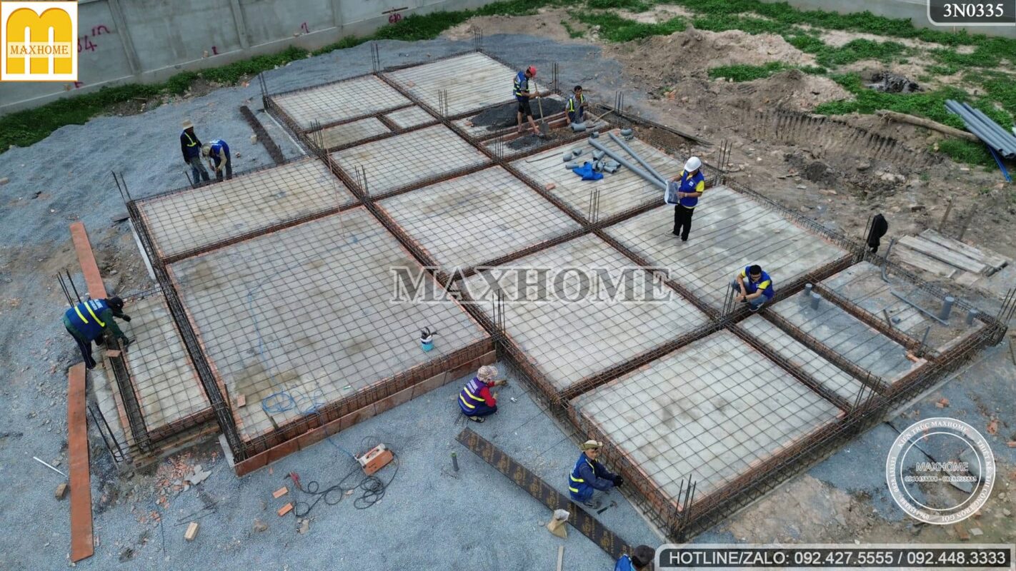 kiem tra tien do thi cong thep san cong trinh nha vuon mai nhat hien dai tai cu chi mh03436 3