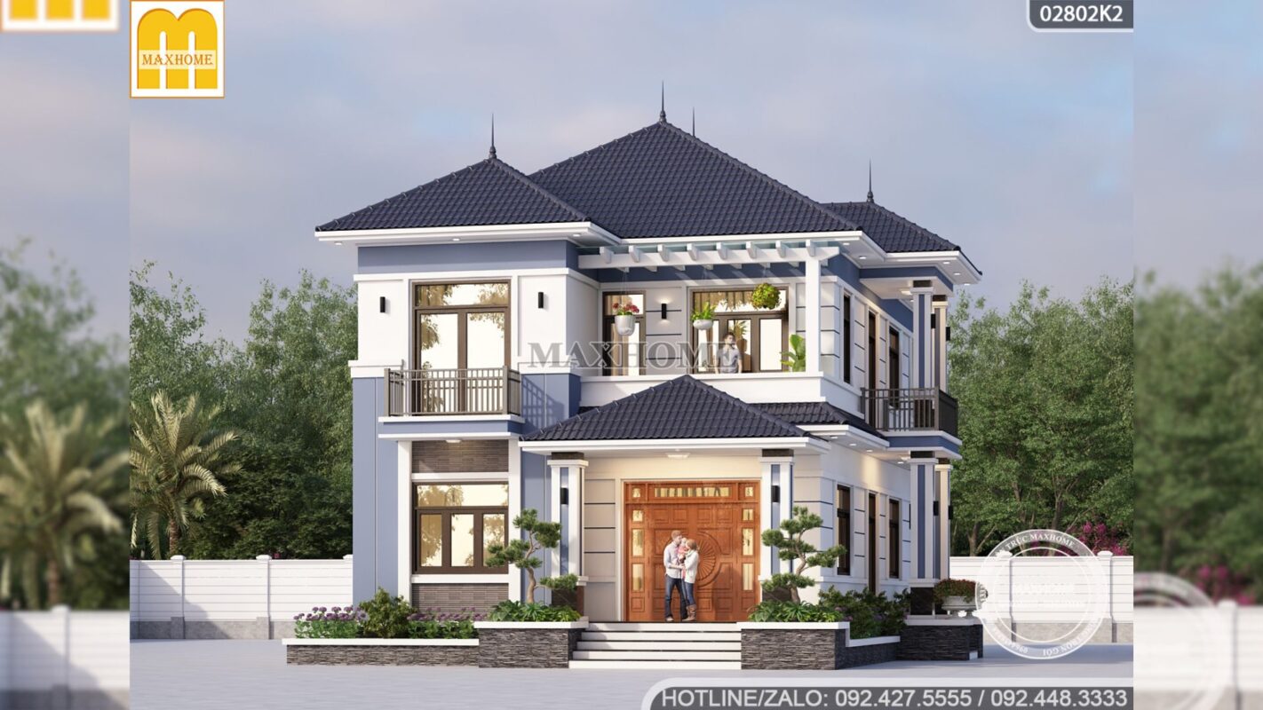 mau nha 2 tang 3 phong ngu o thai binh 1