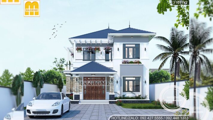 mau nha 2 tang 5 phong ngu tai long an 1