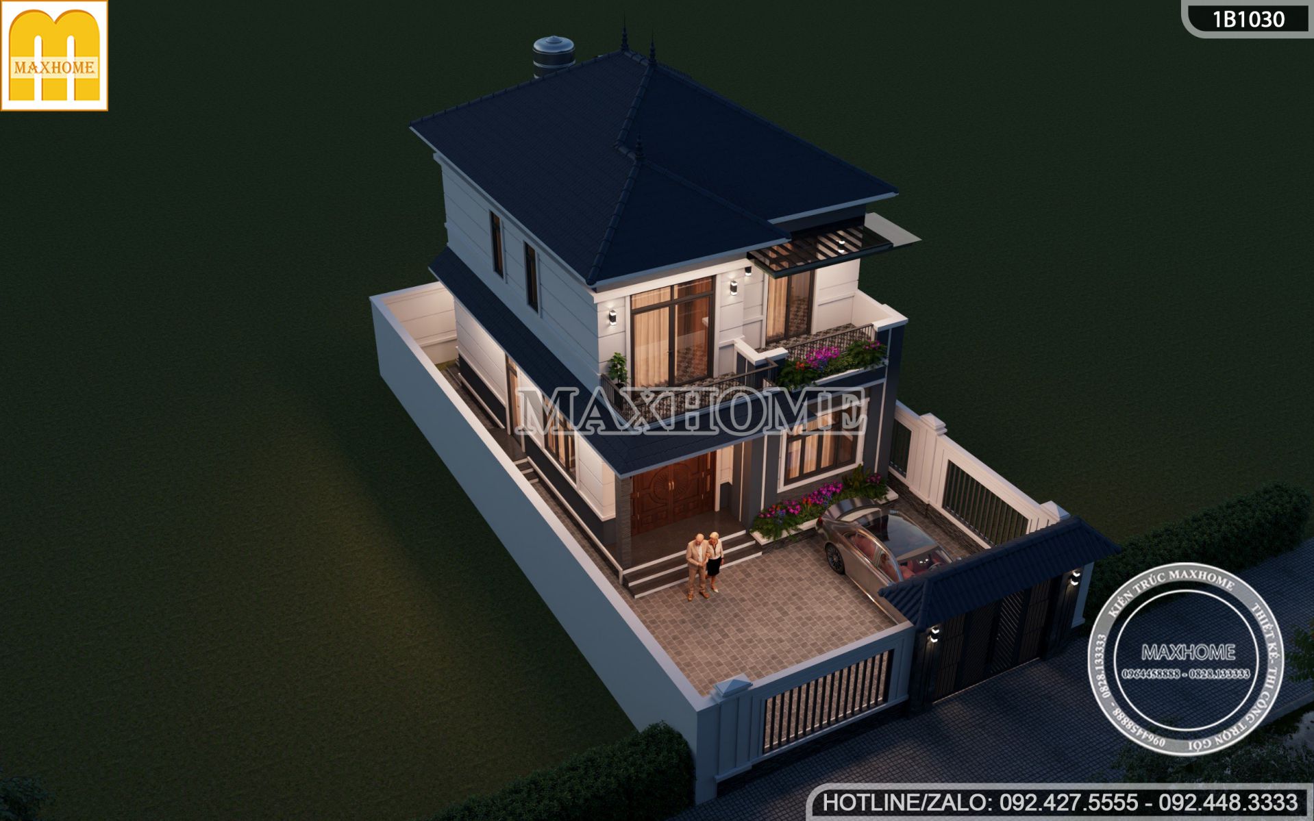 mau nha 2 tang mai nhat 3 phong ngu dep sang trong tinh te tai hung yen mh03575 1