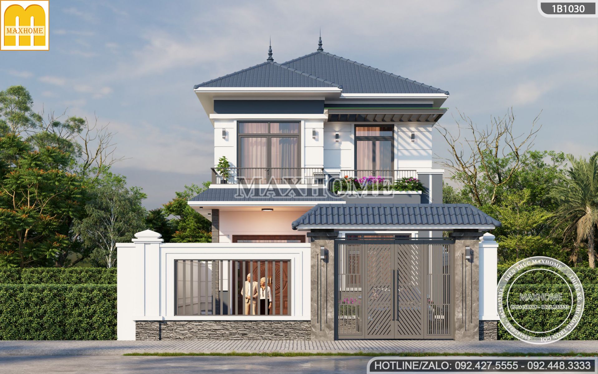 mau nha 2 tang mai nhat 3 phong ngu dep sang trong tinh te tai hung yen mh03575 3