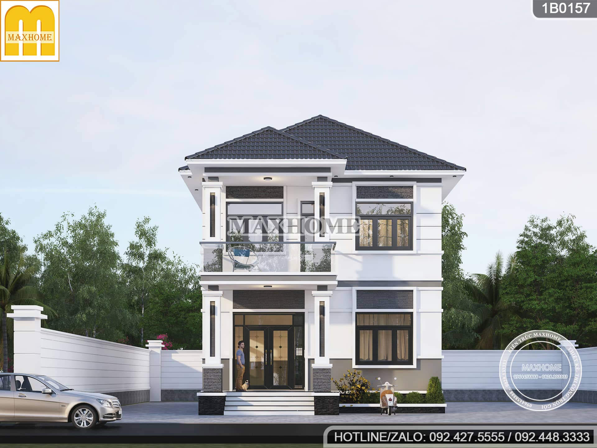 mau nha 2 tang mai nhat 5 phong ngu dep mat tai hung yen mh03582