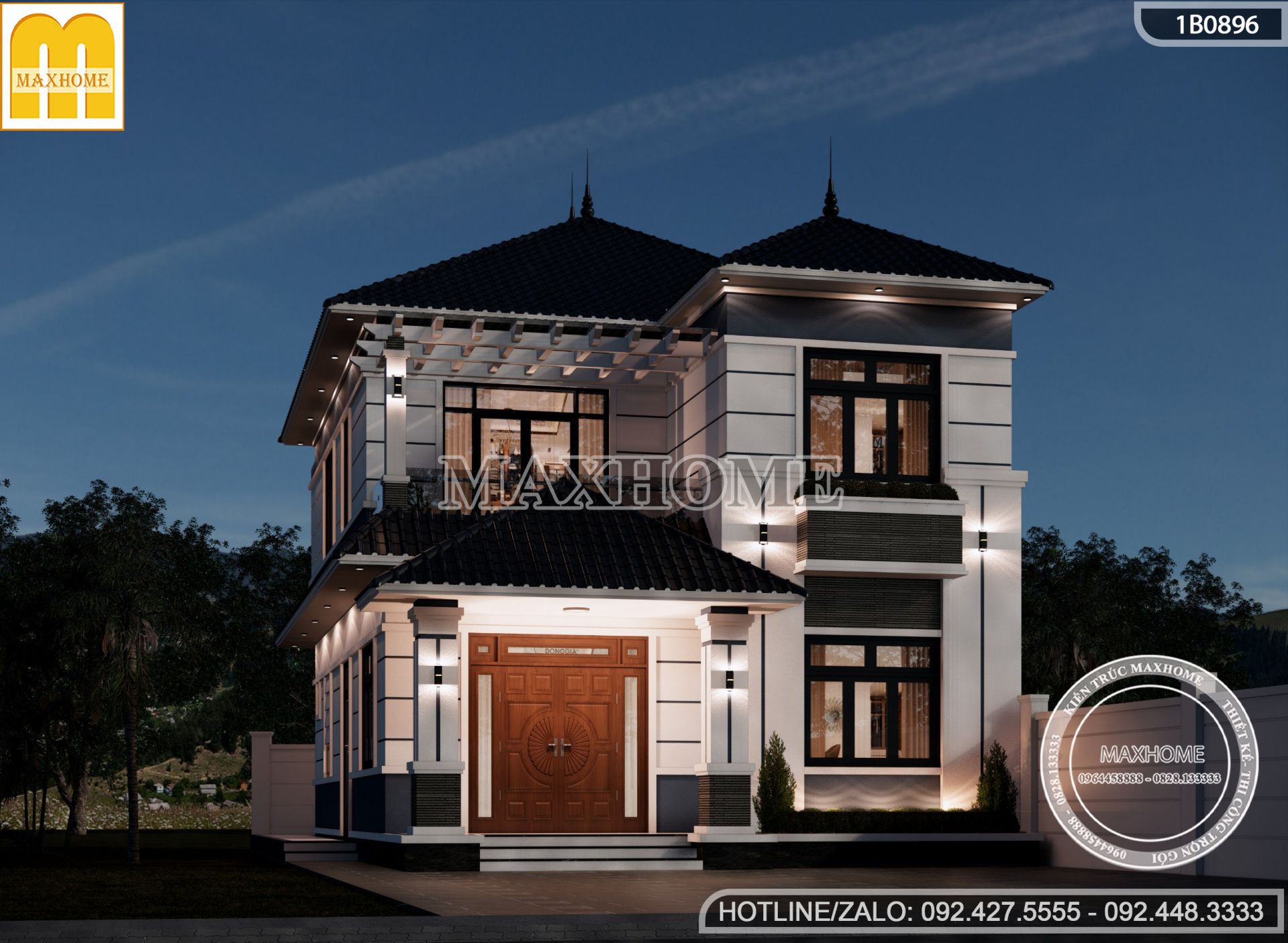 mau nha 2 tang mai nhat hien dai dep me ly tien nghi gia re mh03469 7