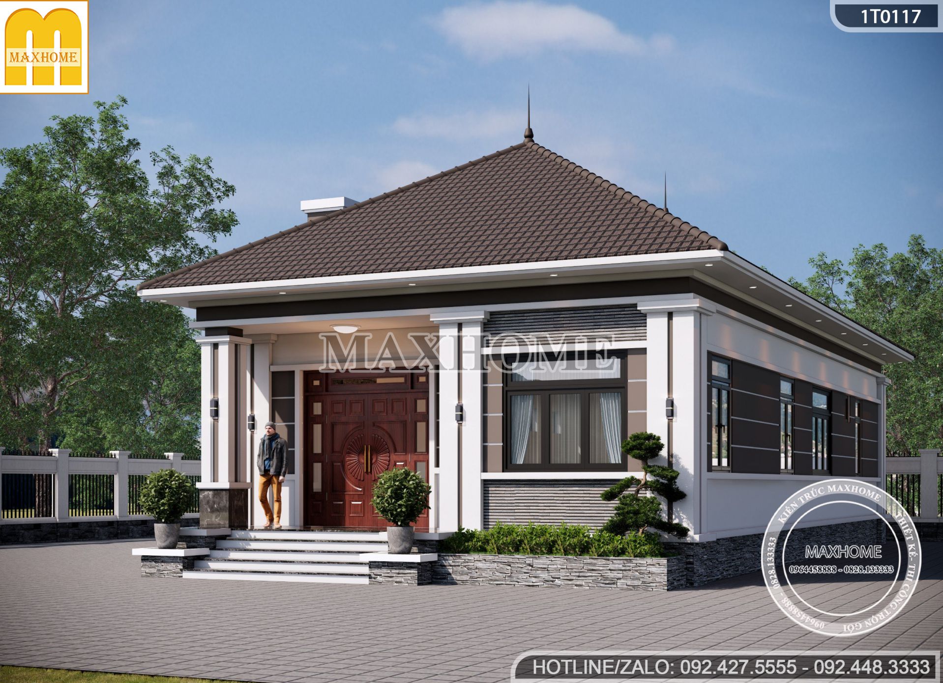 mau nha cap 4 mai nhat 3 phong ngu dep hien dai duoc nhieu nguoi yeu thich mh03534 4